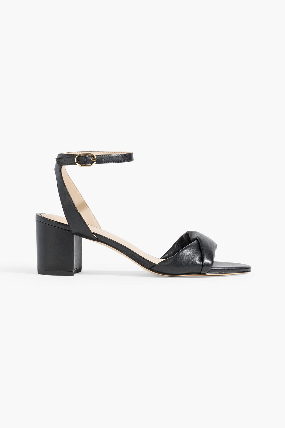 Stuart Weitzman - Everly 50 leather sandals - Black - EU 39