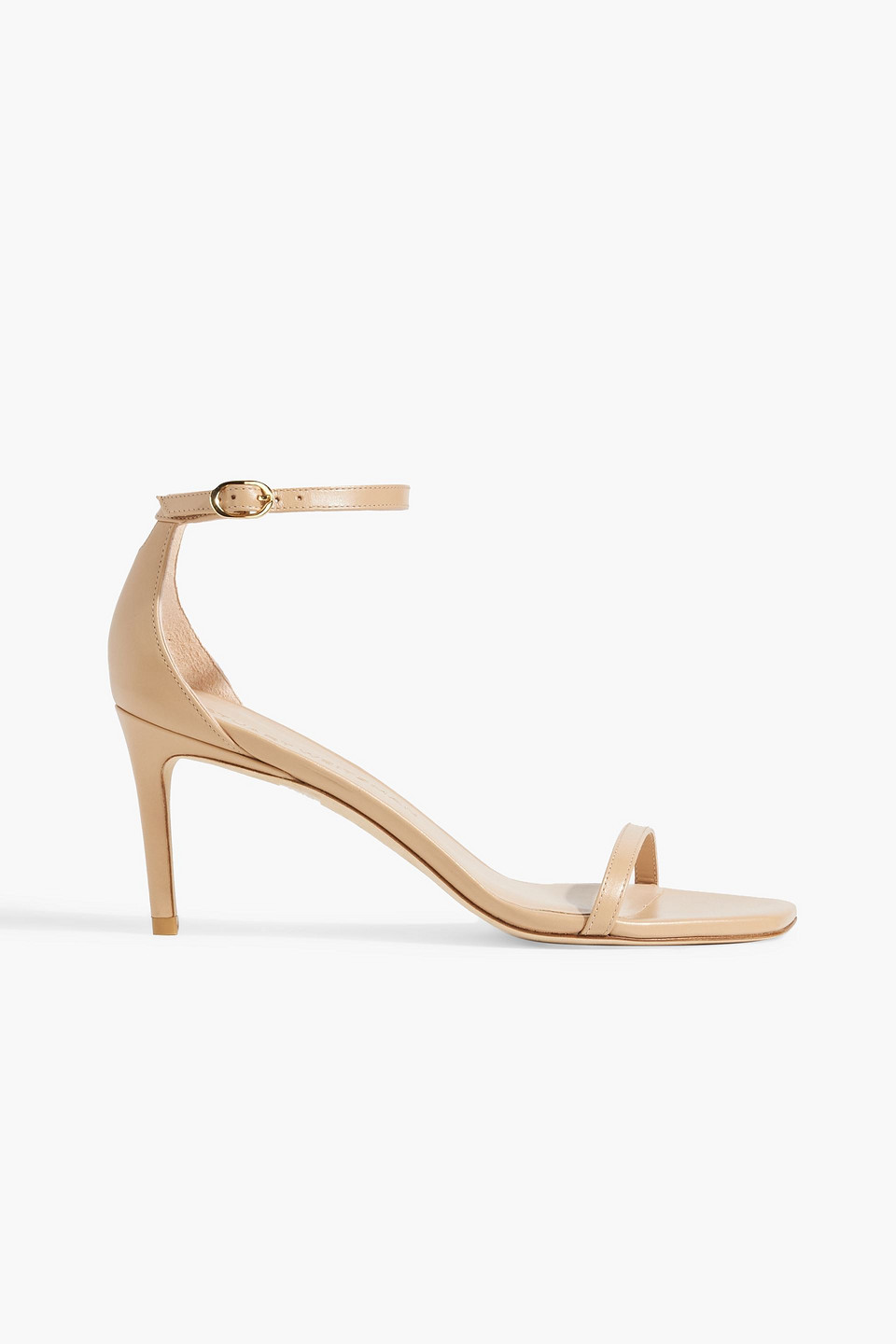 Stuart Weitzman Leather Sandals In Beige