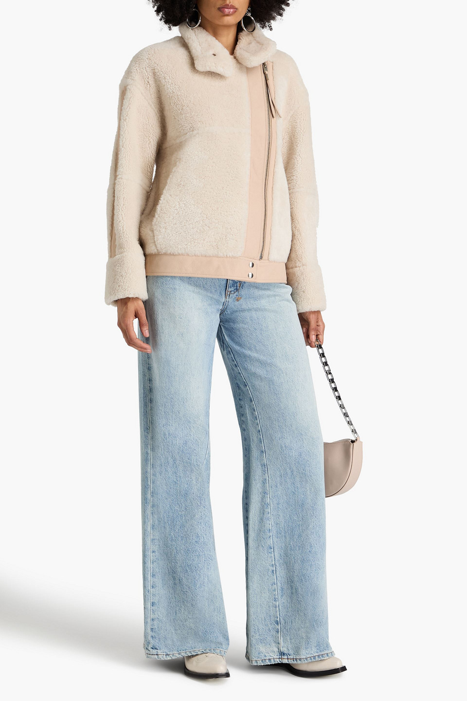  Iro - Denmark Jacke Aus Shearling - Neutral - Fr 36 
