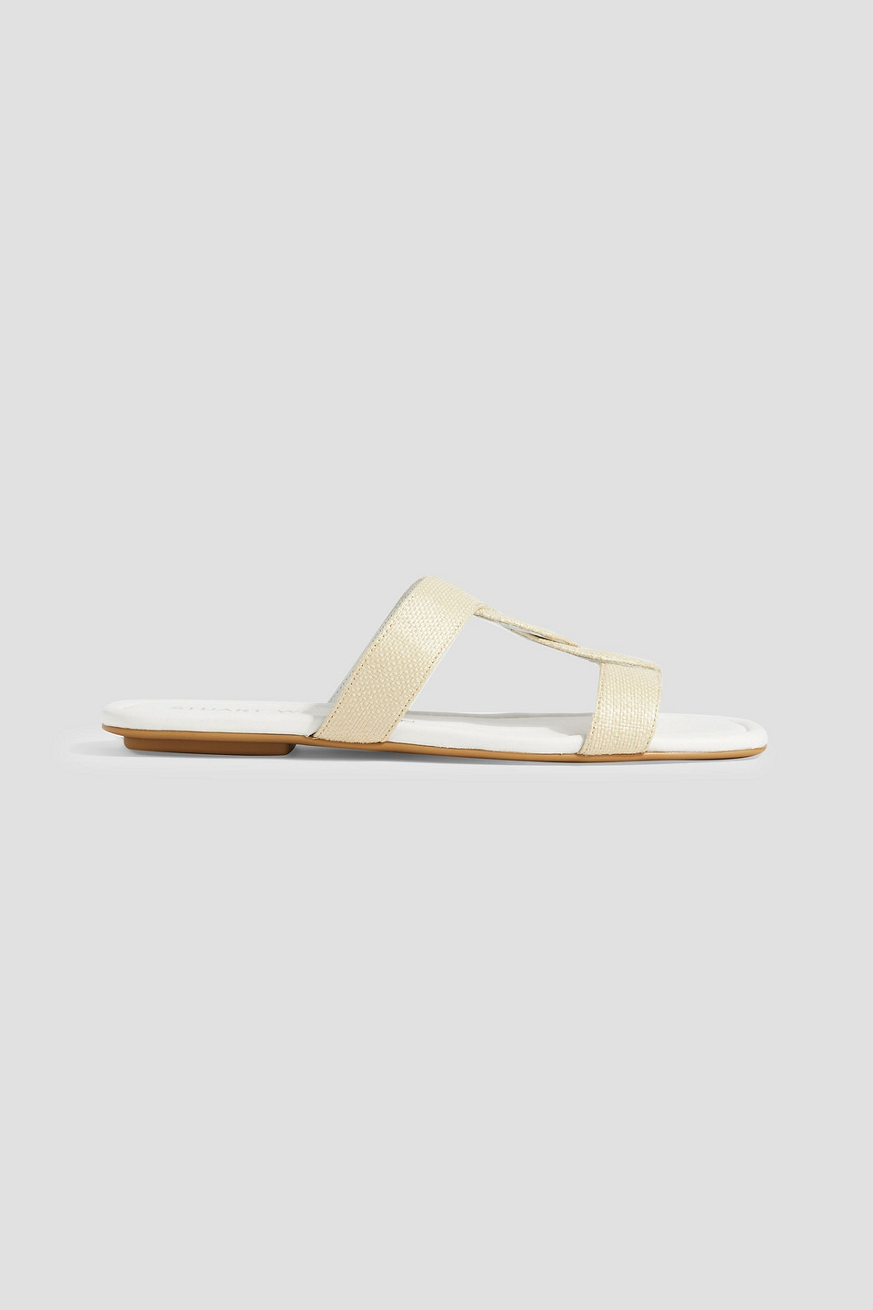Stuart Weitzman Ibiza Slide Sandal In Ivory