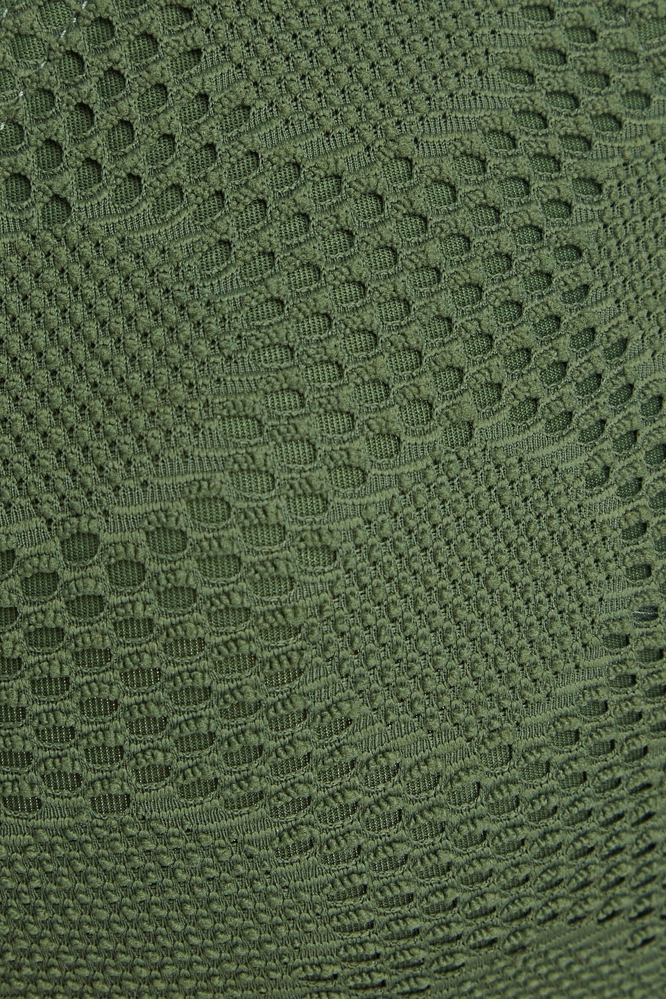 Zimmermann Polka-dot Bikini Top In Army Green