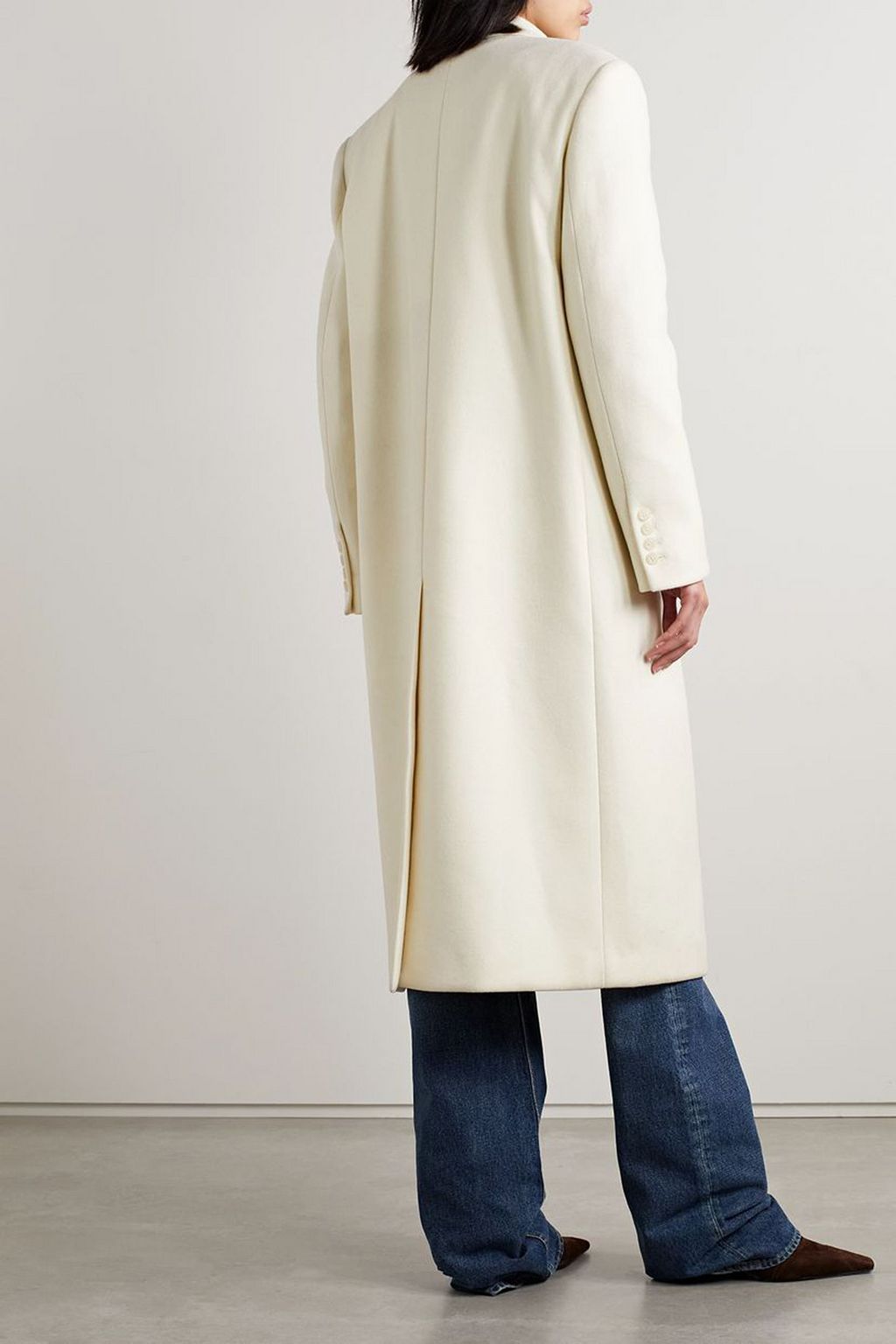 NILI LOTAN Edmont double-breasted wool-blend coat