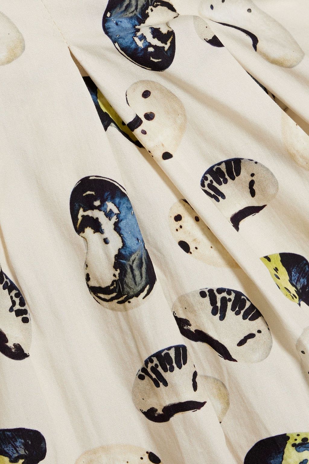 AGUA BY AGUA BENDITA Federica Cosecha pleated printed cotton midi dress