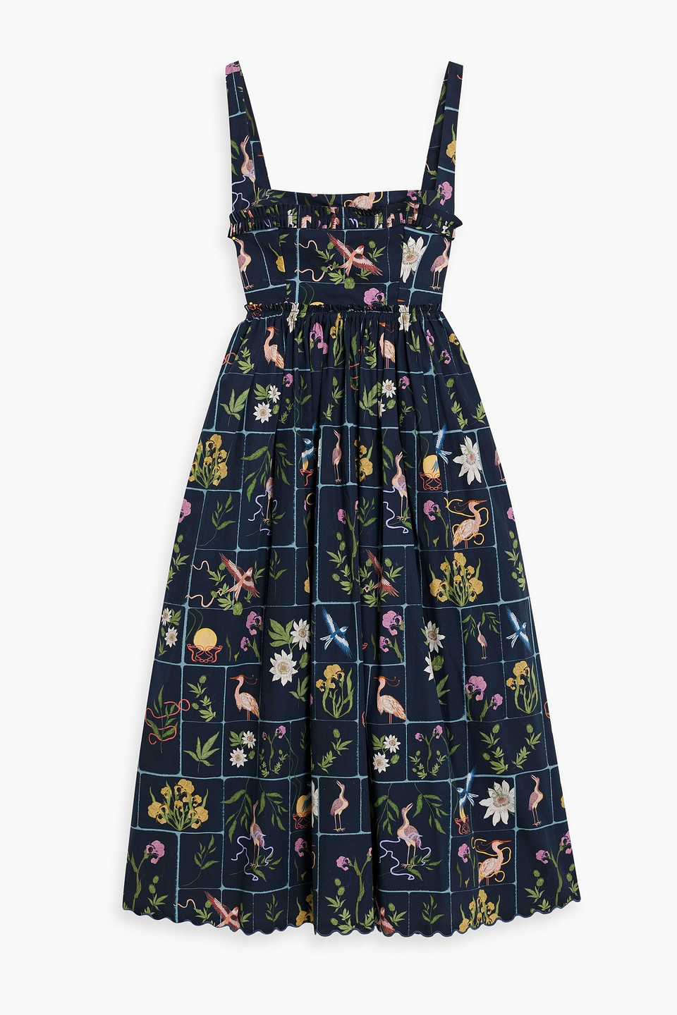 knee length dresses for ladies Barbara Bougainvillea Midi Dress