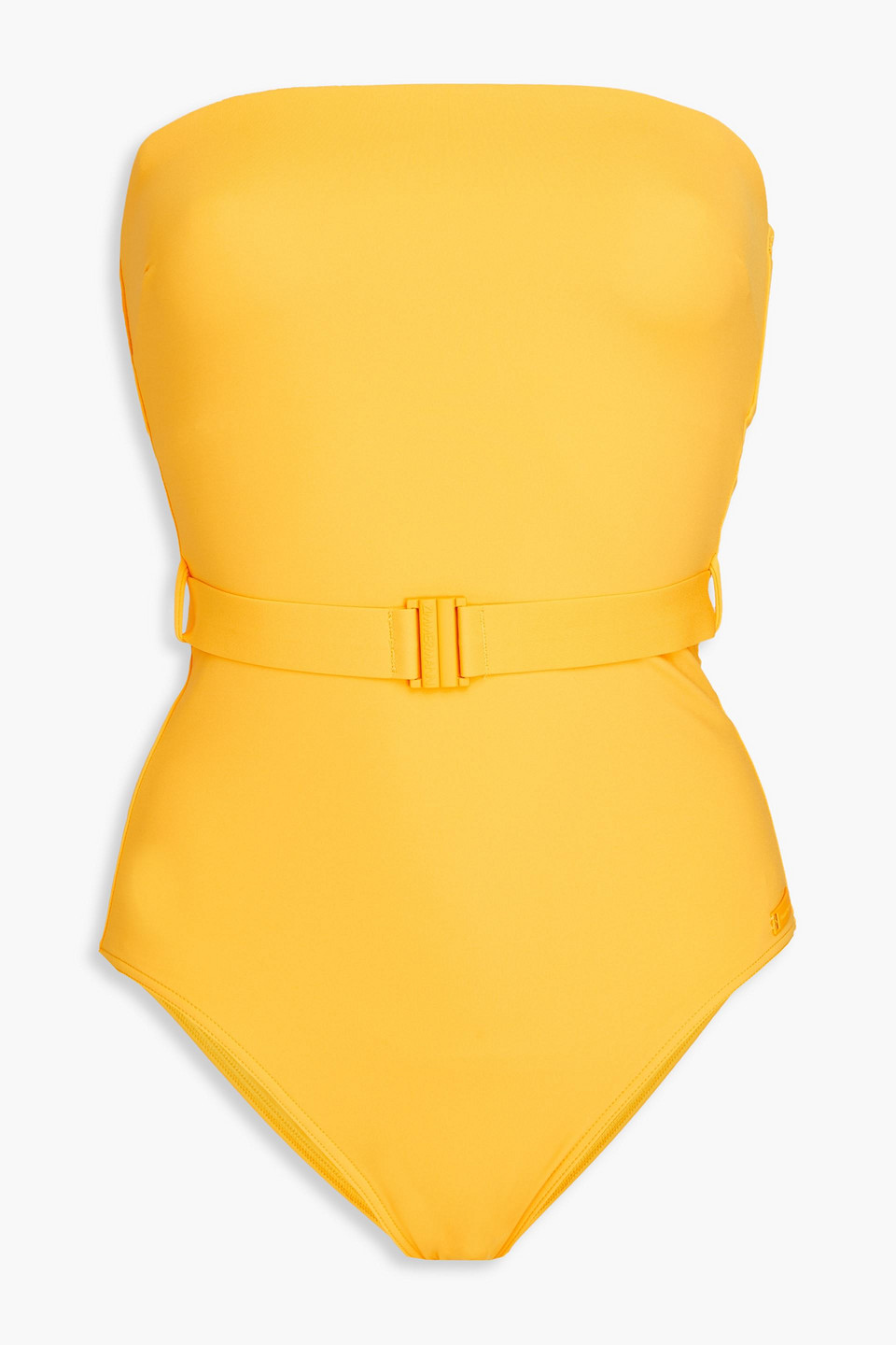 Belted bandeau swimsuit