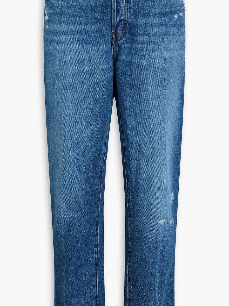 le mec high-rise straight-leg jeans