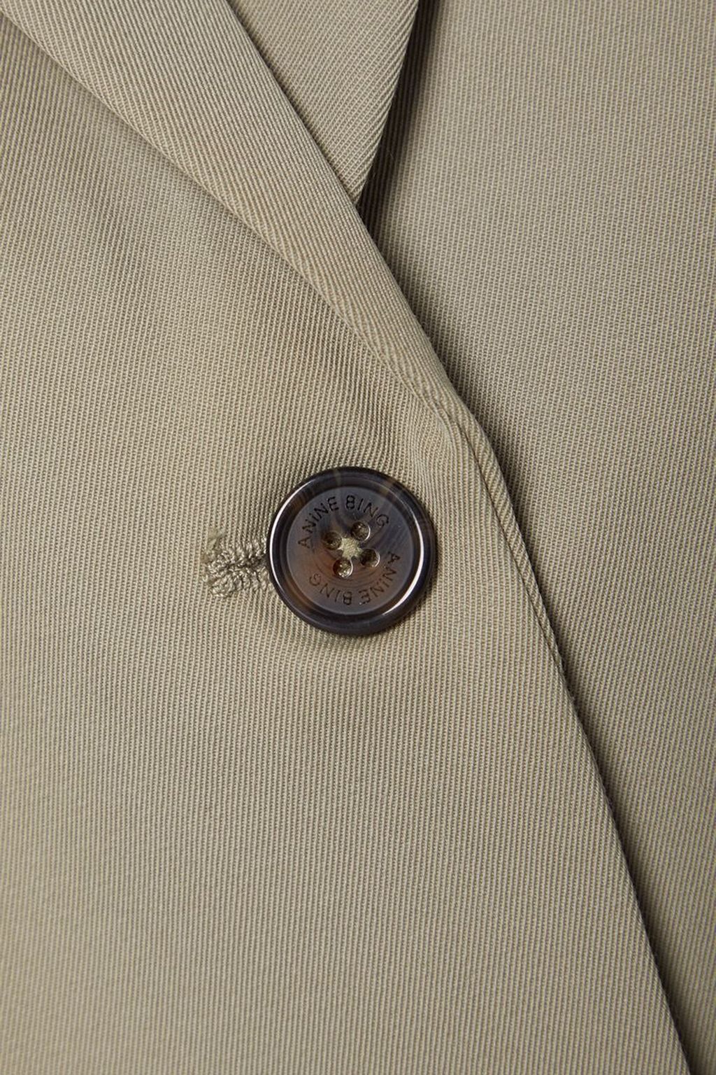 ANINE BING Quinn oversized wool-twill blazer