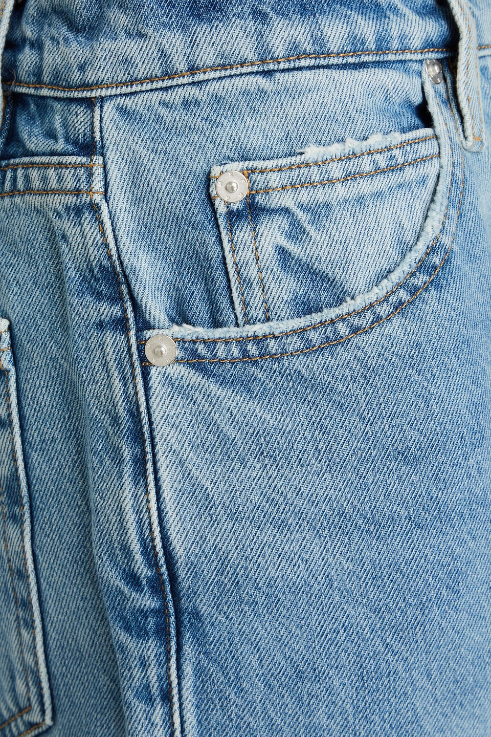 FRAME LE MEC HIGH-RISE STRAIGHT-LEG JEANS