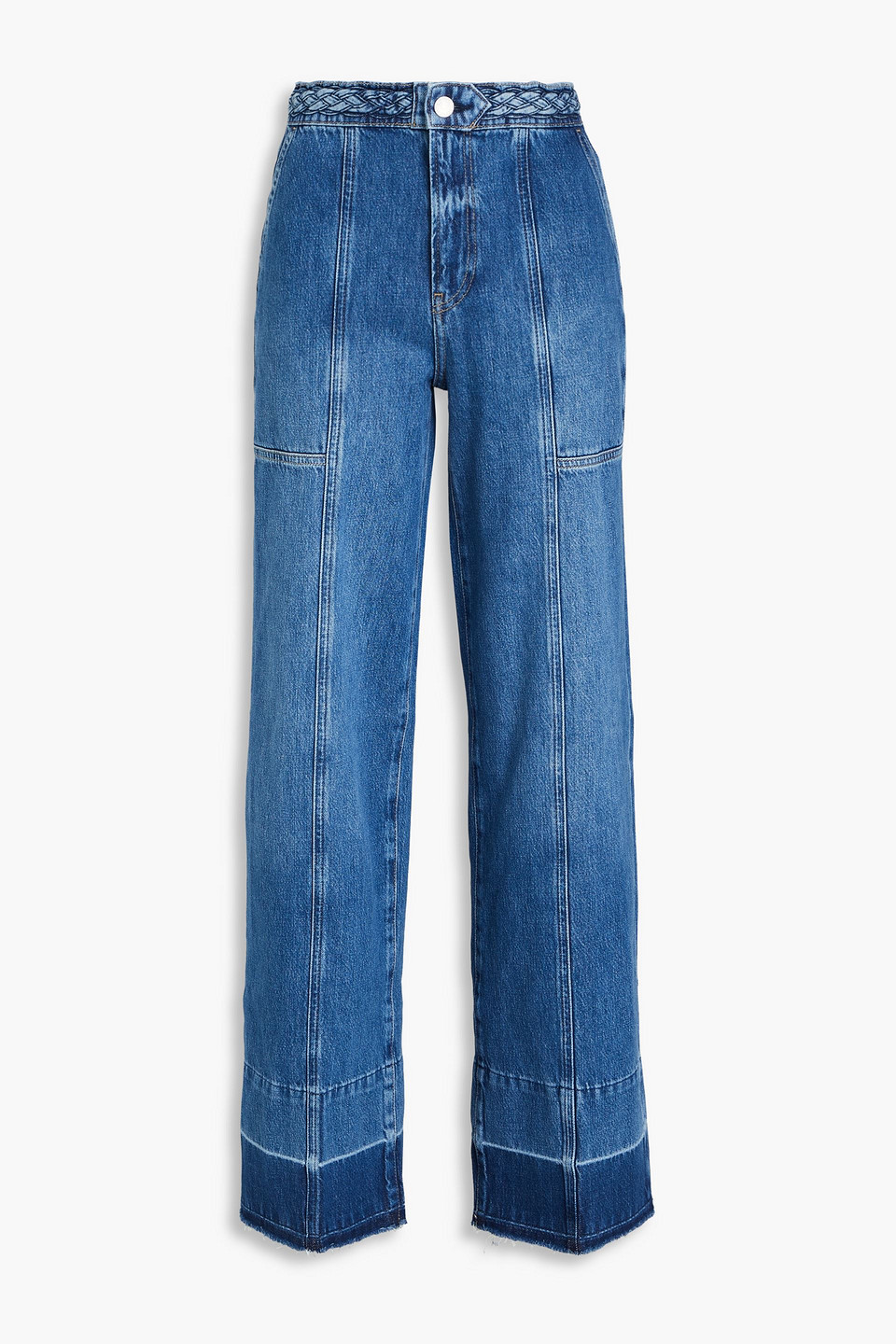 FRAME HIGH-RISE WIDE-LEG JEANS