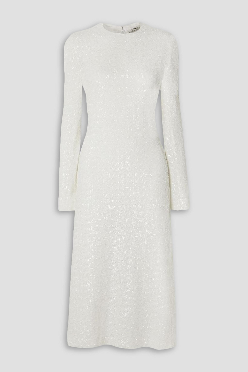 Gauchère Vinona Sequined Stretch-jersey Maxi Dress In White