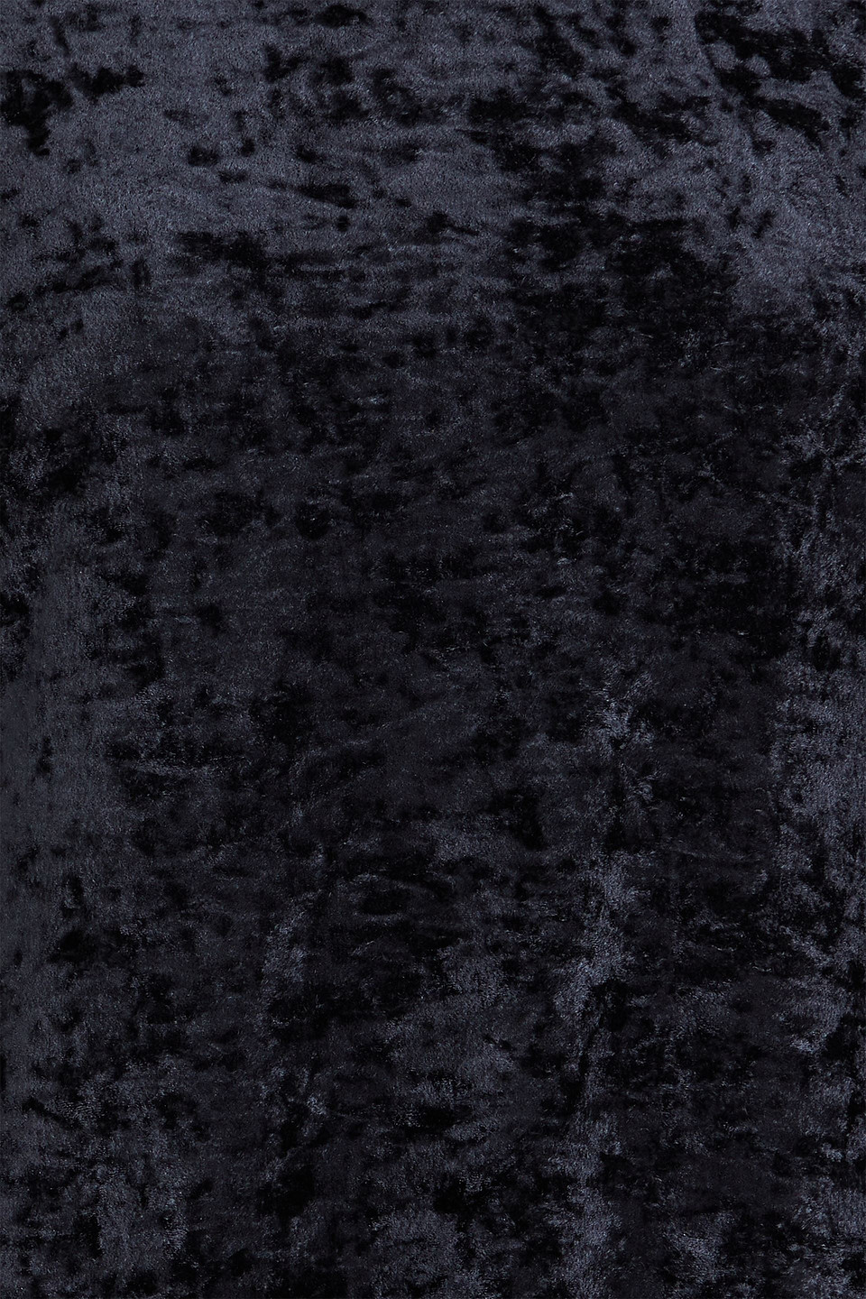 Frame Crushed Velvet Mini Dress In Black