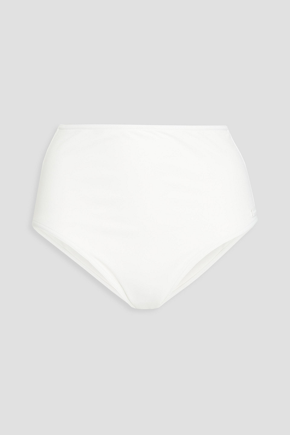 Zimmermann High-rise Bikini Briefs In Ivory