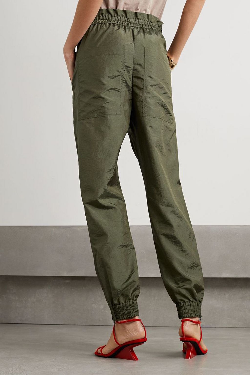 TIBI Felix Hose mit geradem Bein aus Shell