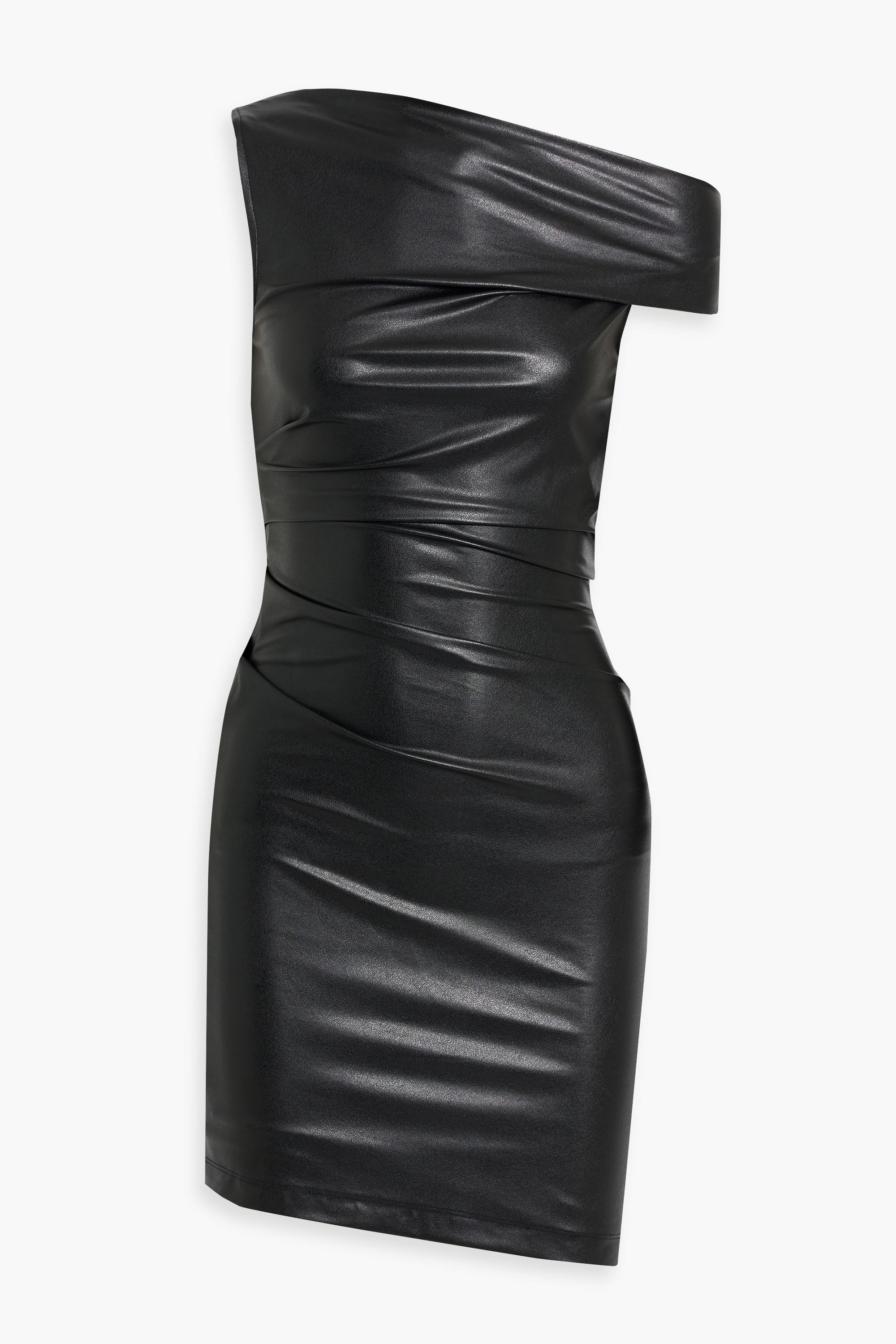 Helmut Lang - One-shoulder gathered mini dress | Plush