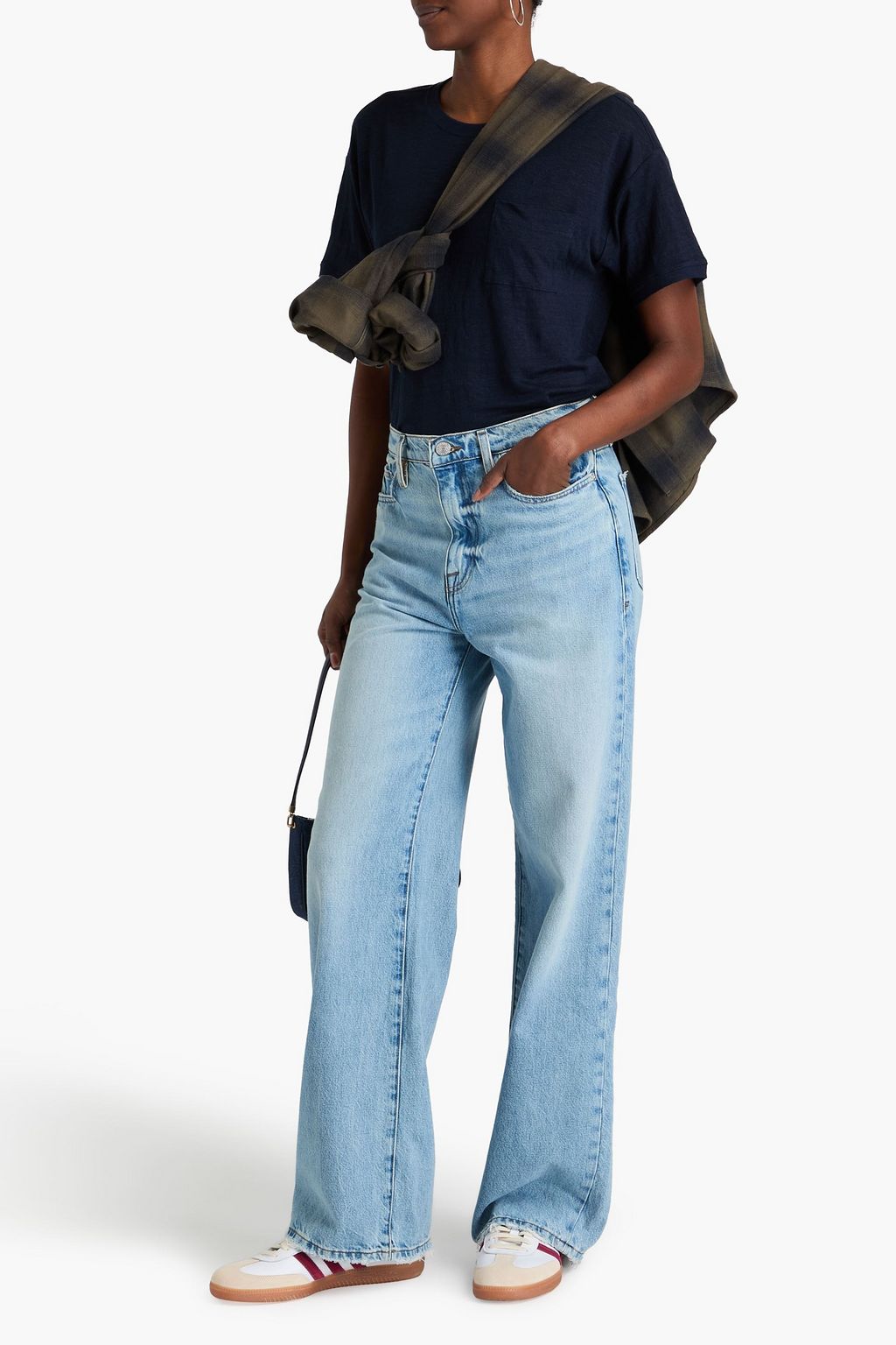 FRAME Le Jane high-rise wide-leg jeans