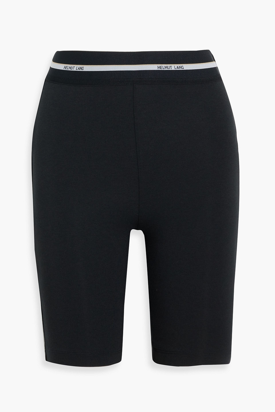 Helmut Lang Stretch Cotton And Modal-blend Jersey Shorts In Black