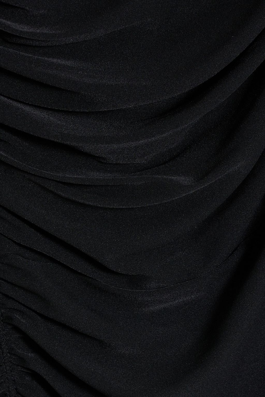 HELMUT LANG Ruched chiffon mini dress