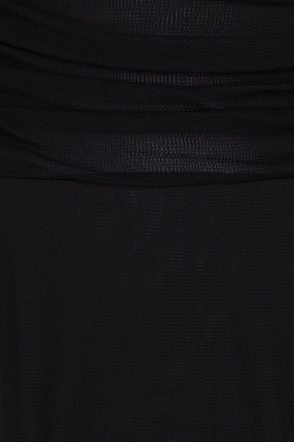 DIANE VON FURSTENBERG Salem twisted stretch-mesh bodysuit
