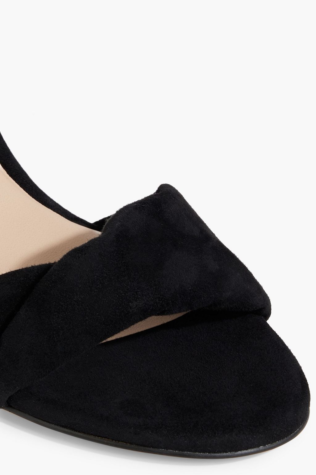 STUART WEITZMAN صندل «إيفيرلي» مصنوع من جلد السويد بكعب مقاس 50