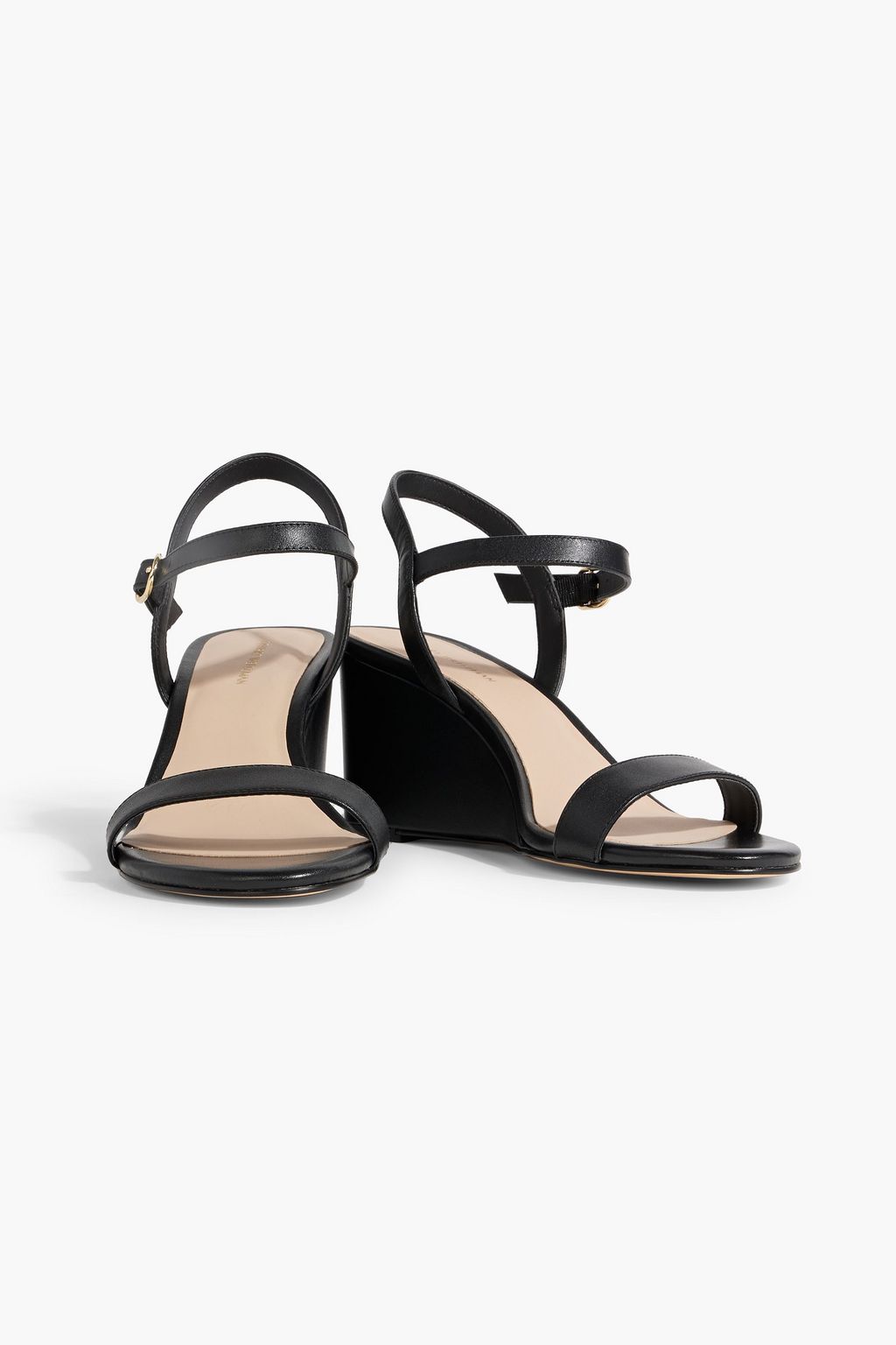 STUART WEITZMAN Dancer 75 レザー ウェッジサンダル