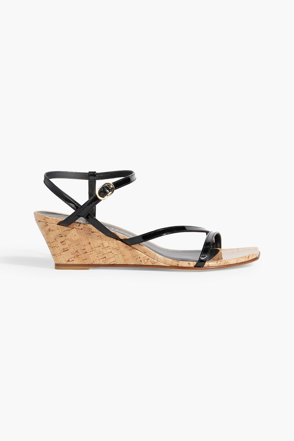 Oasis 50 patent-leather wedge sandals