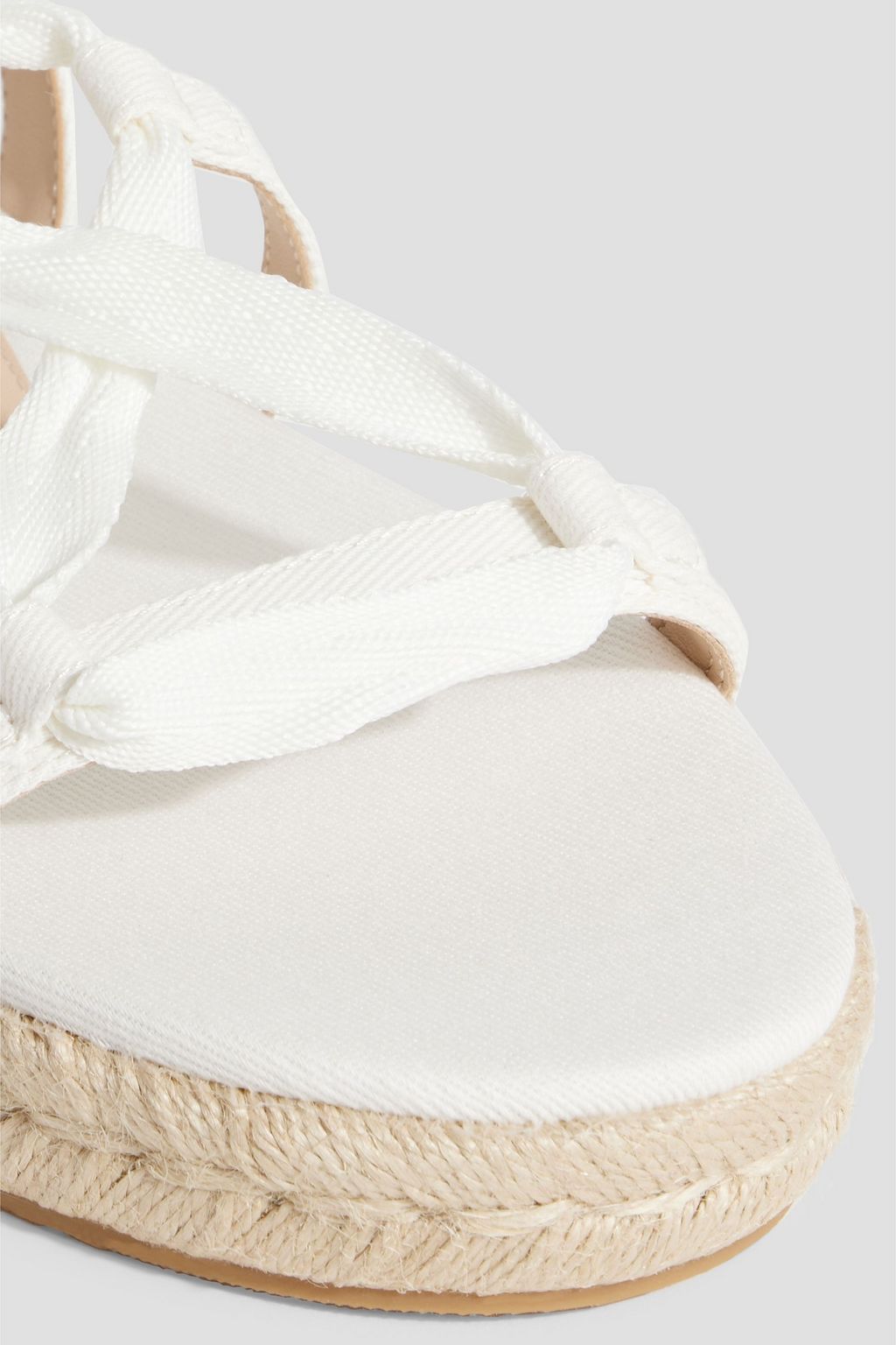 STUART WEITZMAN Altdup canvas espadrille sandals