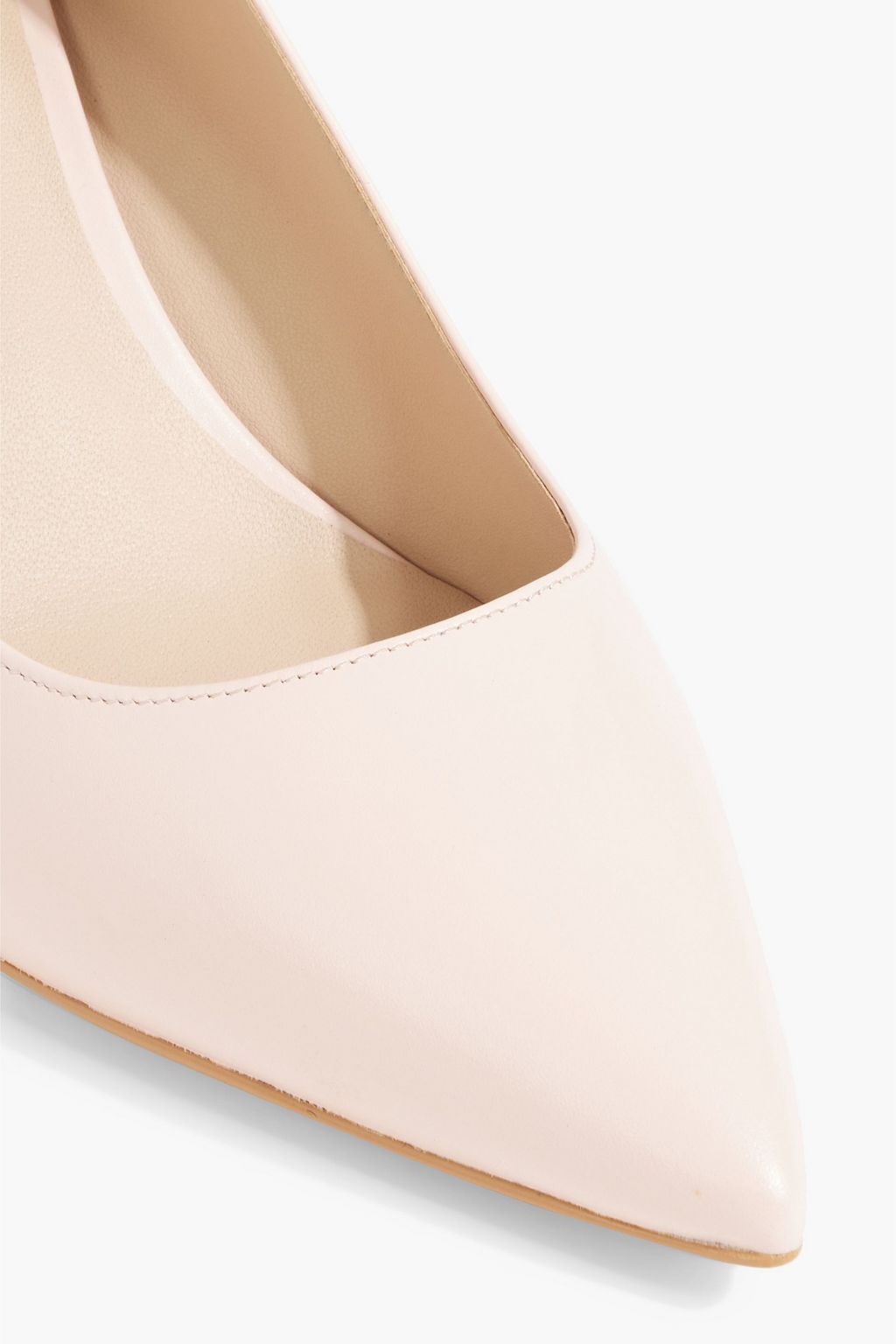 STUART WEITZMAN حذاء «ليا» بامب من الجلد بكعب عالٍ مقاس 75