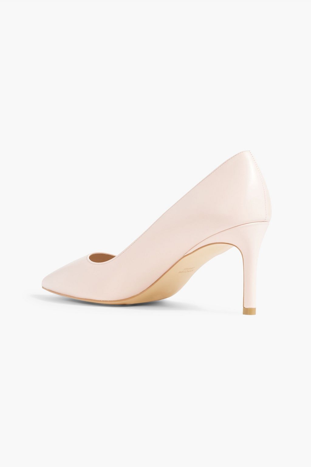 STUART WEITZMAN حذاء «ليا» بامب من الجلد بكعب عالٍ مقاس 75