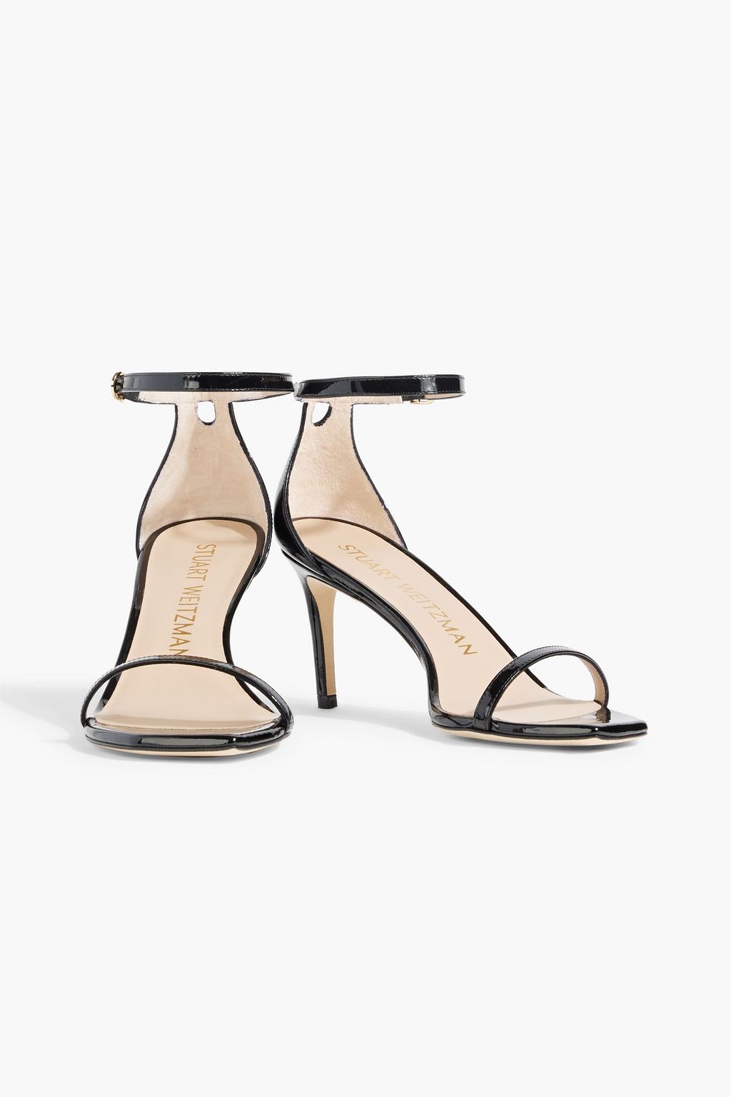STUART WEITZMAN パテントレザー サンダル