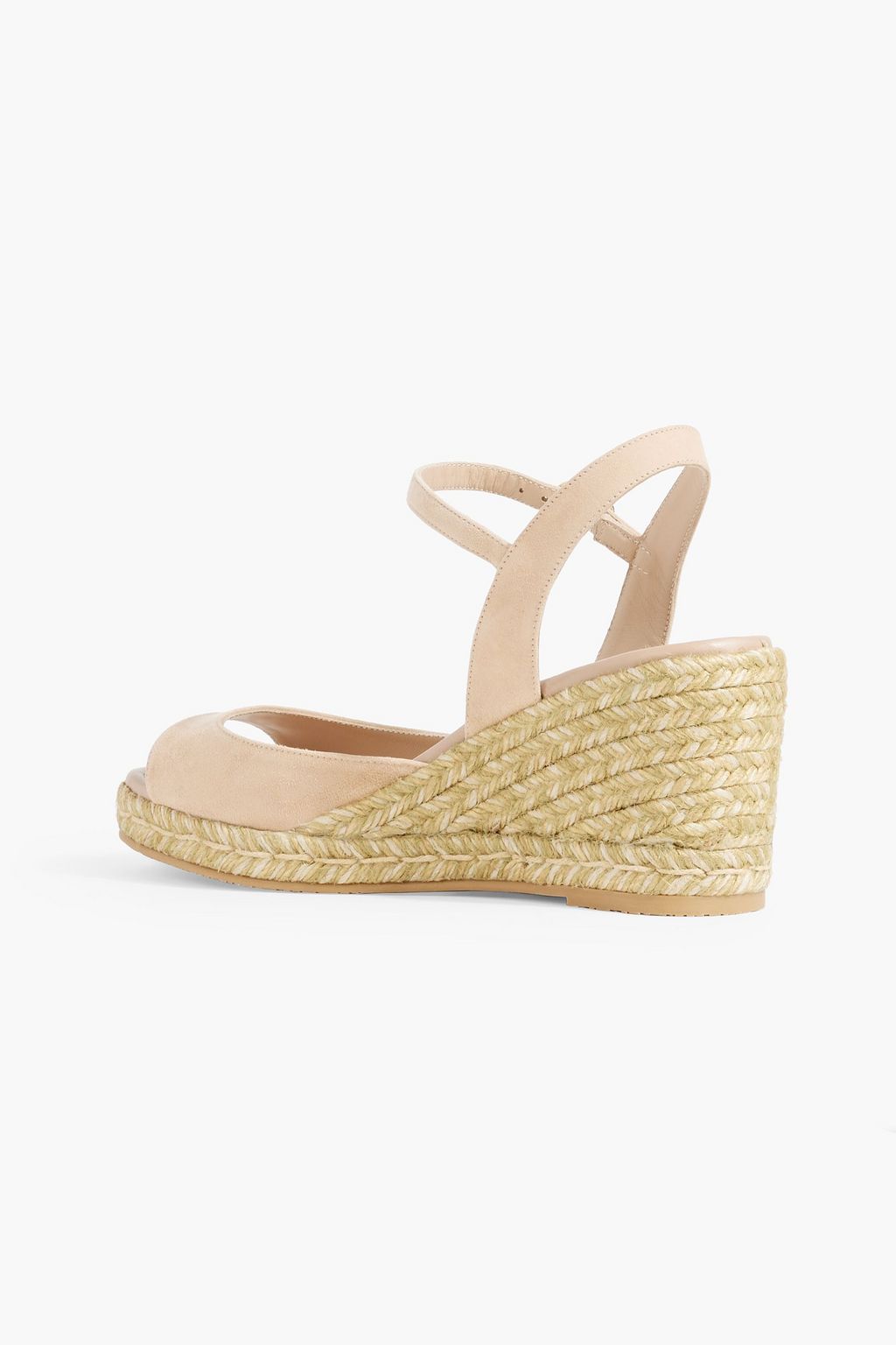 STUART WEITZMAN Tia スエード エスパドリーユウェッジサンダル