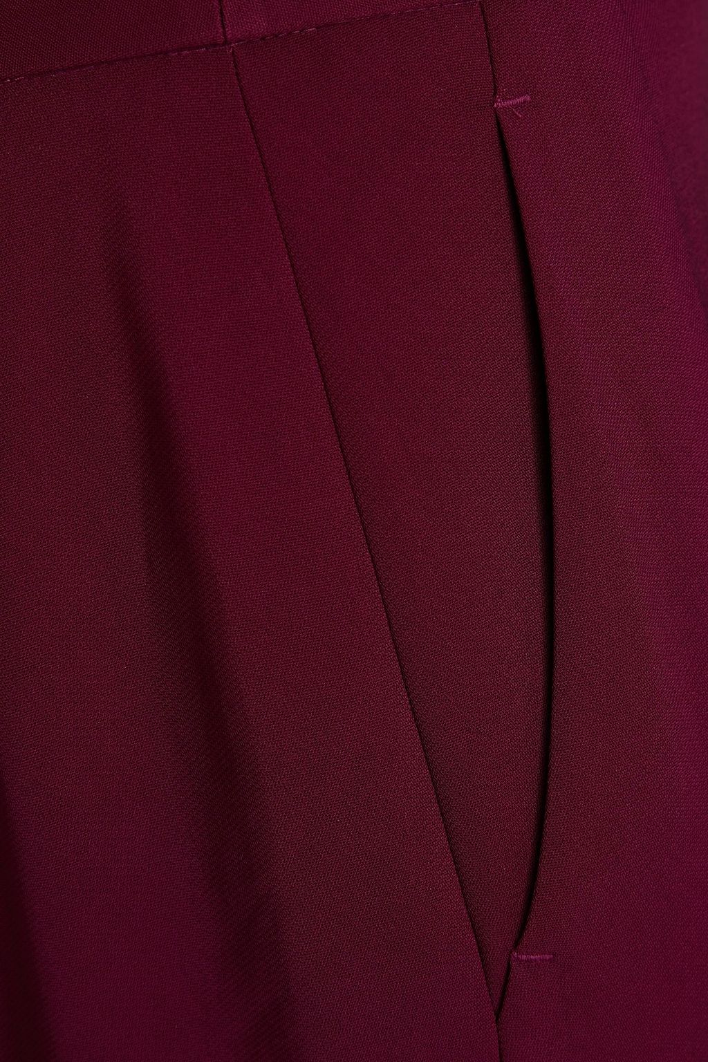DIANE VON FURSTENBERG بنطلون «نولان» بقصة واسعة من الأسفل من الكريب