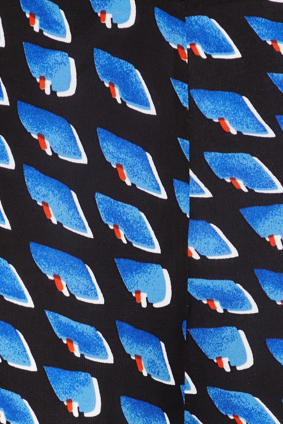 Diane Von Furstenberg Holly Printed Jersey Wide-leg Pants In Blue