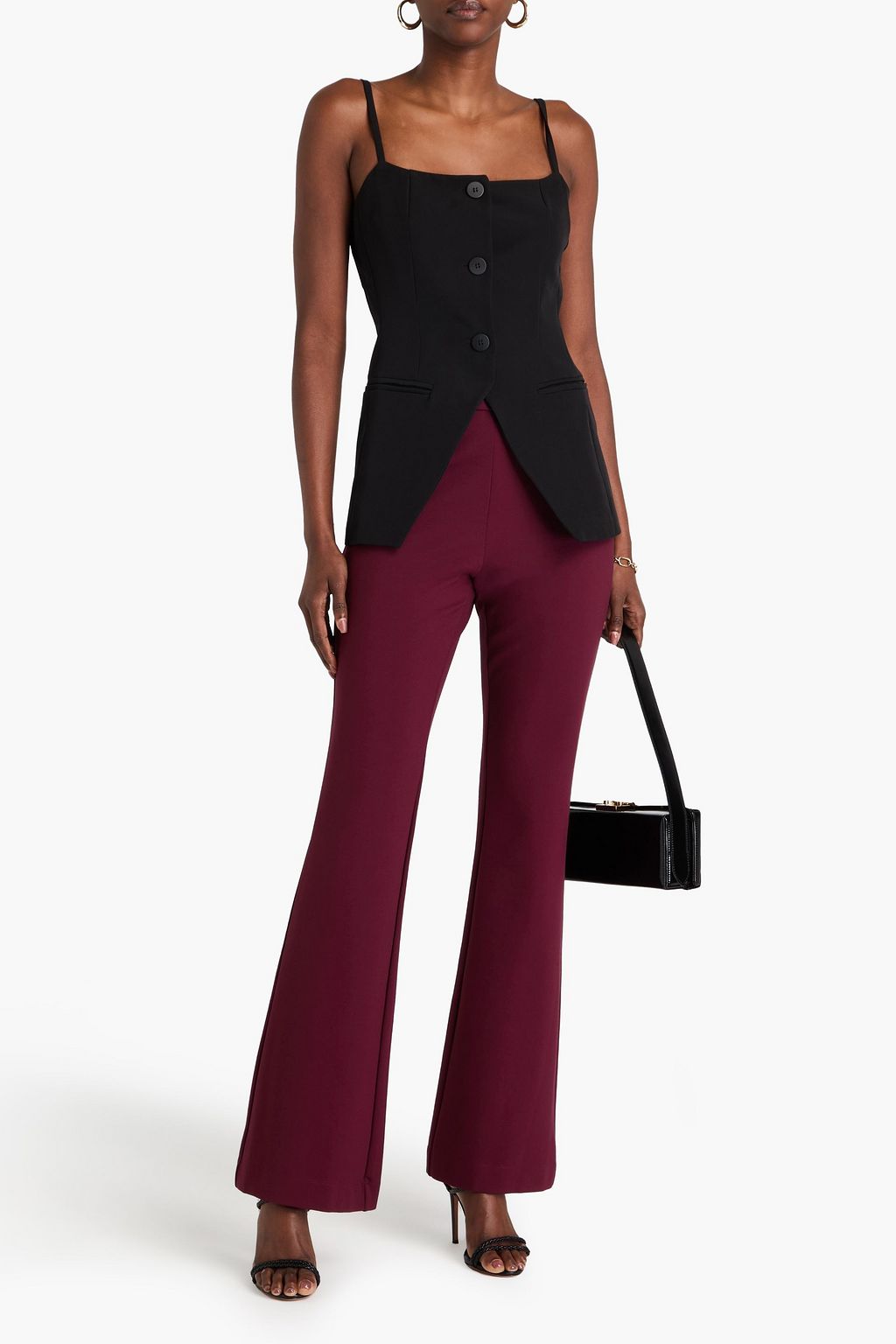 DIANE VON FURSTENBERG 저지 부츠컷 팬츠