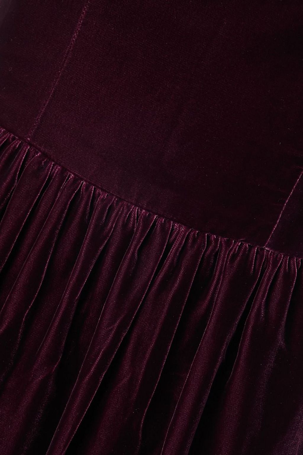 RALPH LAUREN PURPLE LABEL Jair strapless velvet midi dress