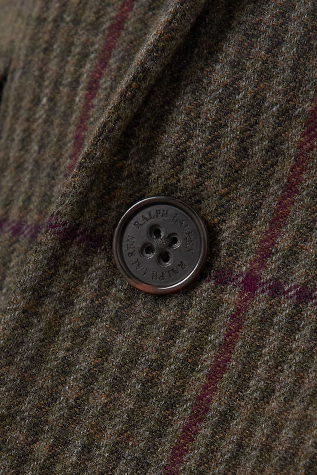 RALPH LAUREN PURPLE LABEL Parker checked wool and cashmere-blend blazer