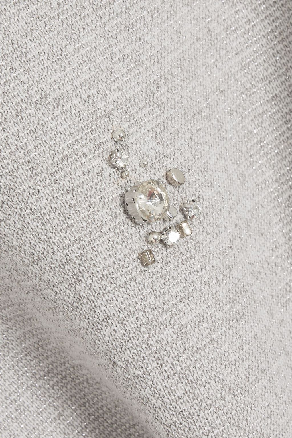 3.1 PHILLIP LIM Embellished metallic wool-blend sweater