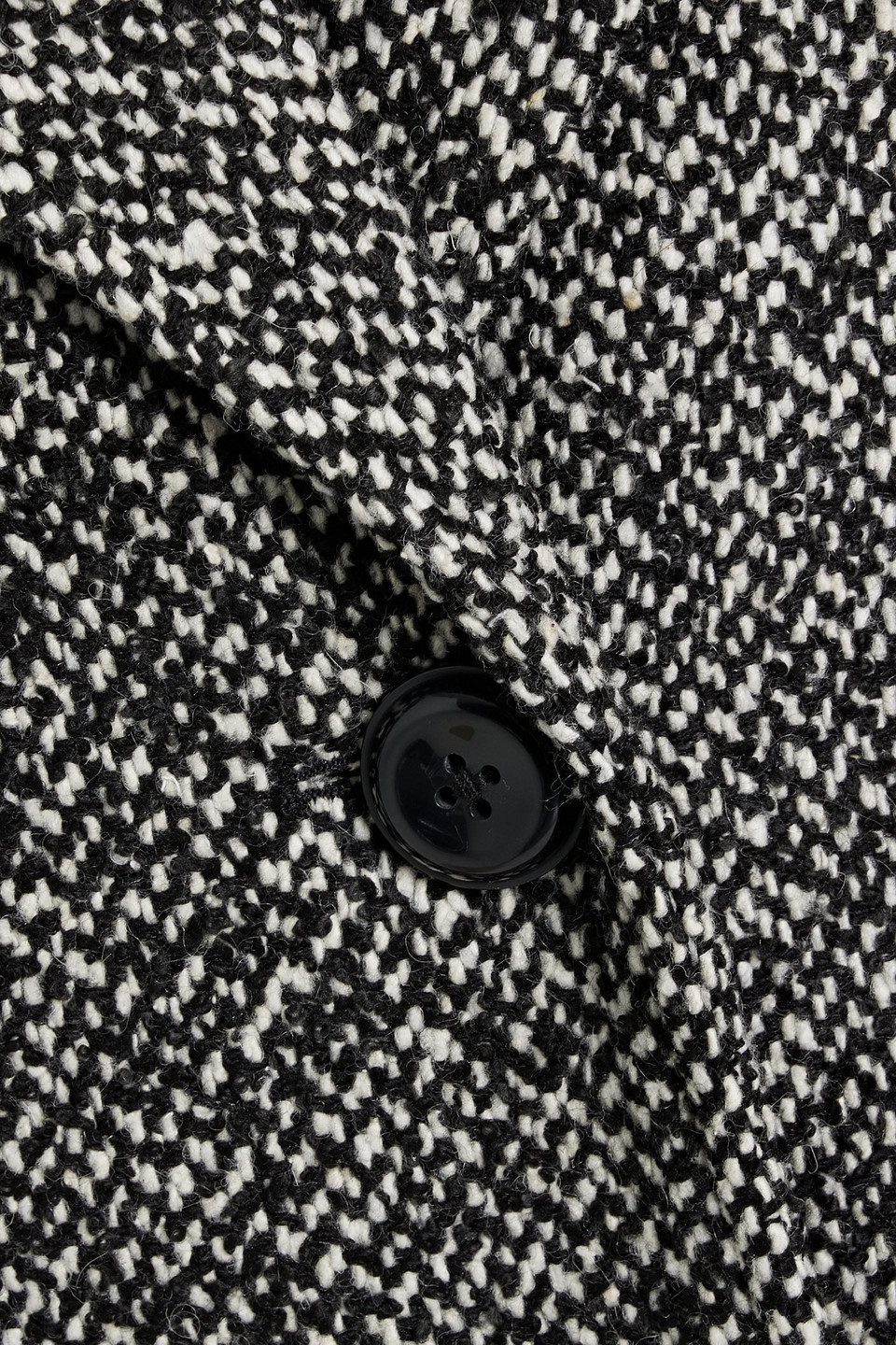 3.1 Phillip Lim Tweed Coat In Black