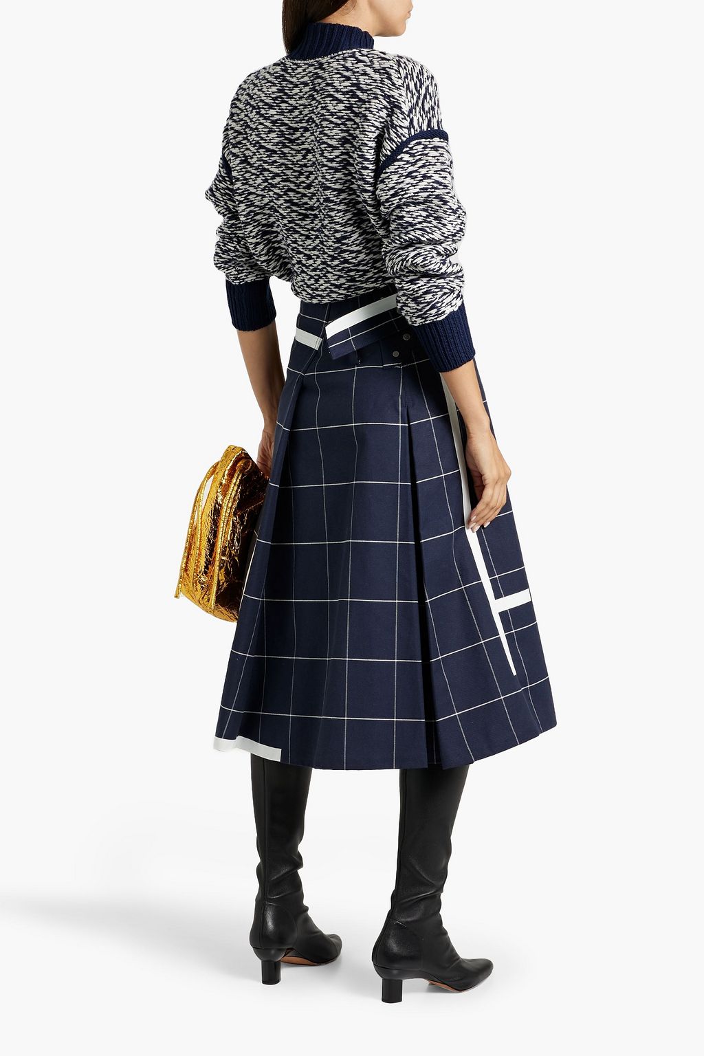 3.1 PHILLIP LIM Bouclé-knit wool turtleneck sweater