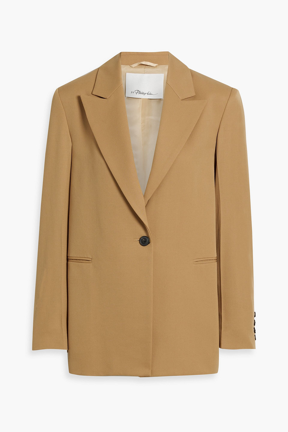 3.1 Phillip Lim Wool-twill Blazer In Camel