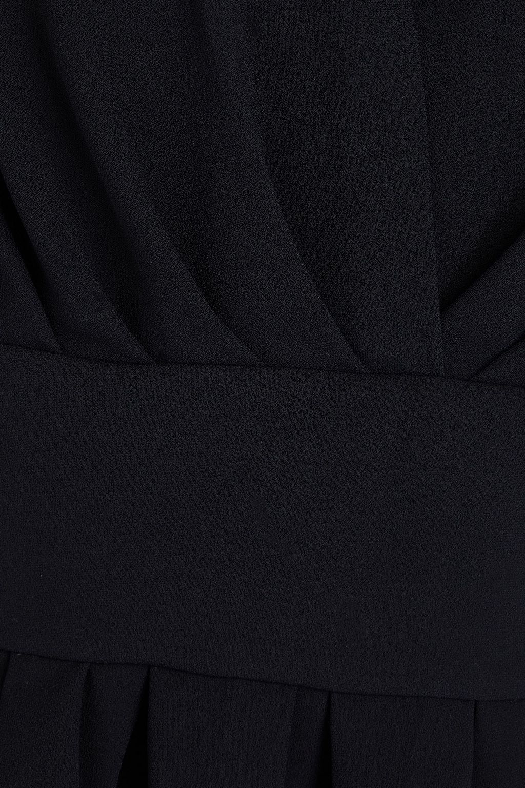 IRO Wrap-effect pleated crepe top