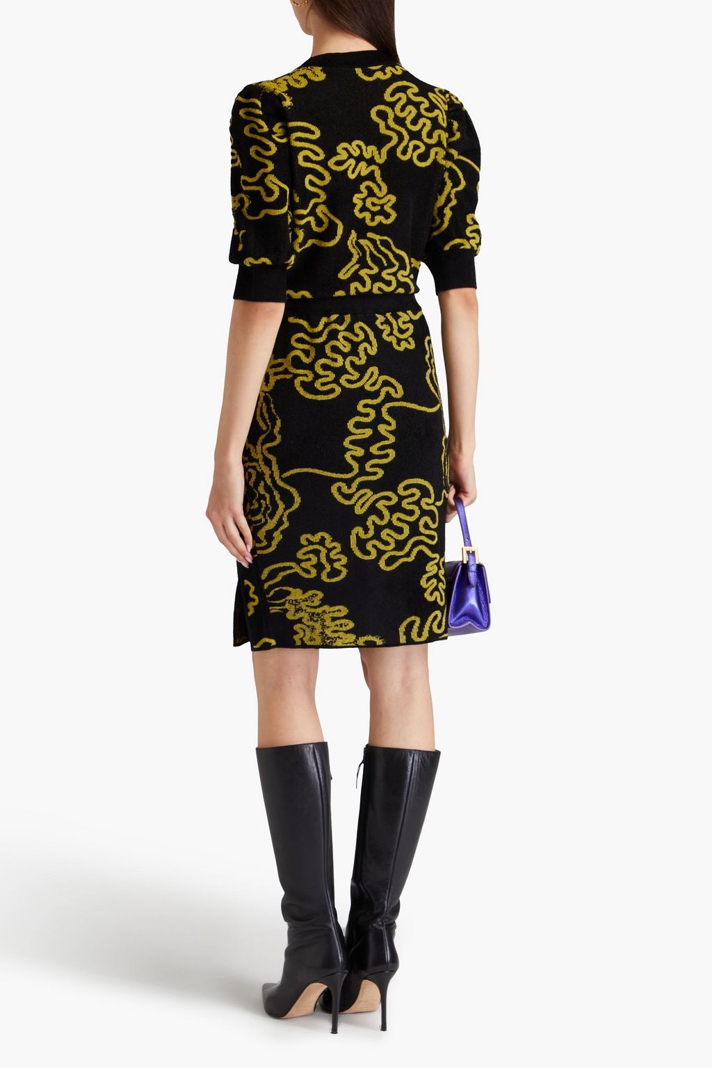 DIANE VON FURSTENBERG Willa jacquard-knit sweater