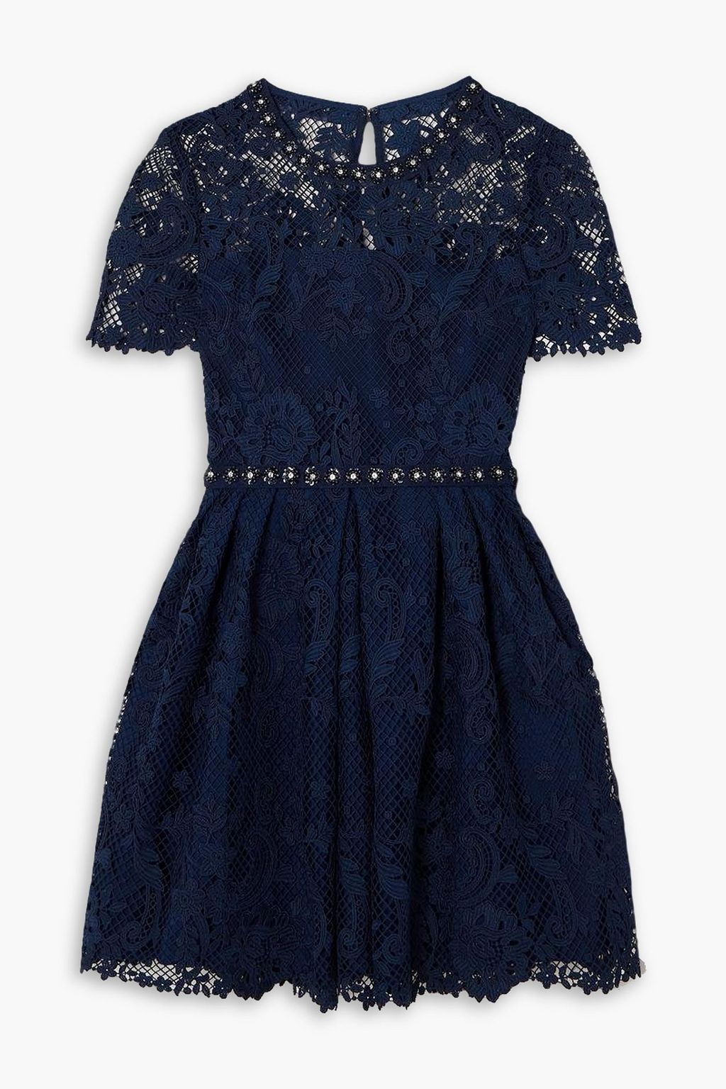 Guipure lace mini dress deals