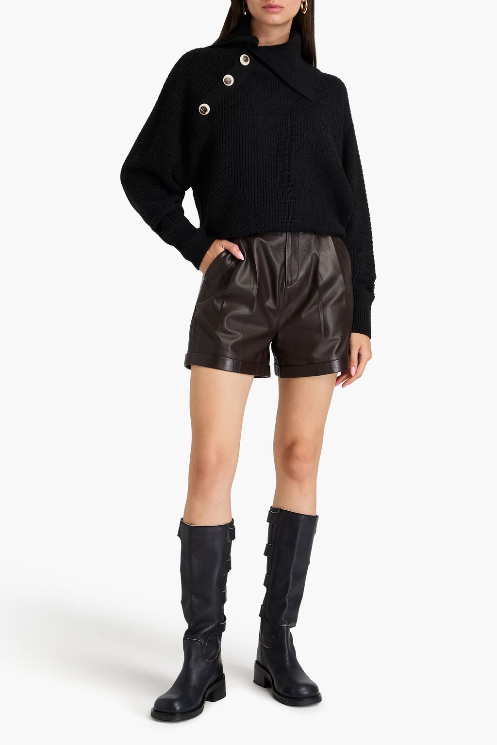 IRO Merino wool turtleneck sweater