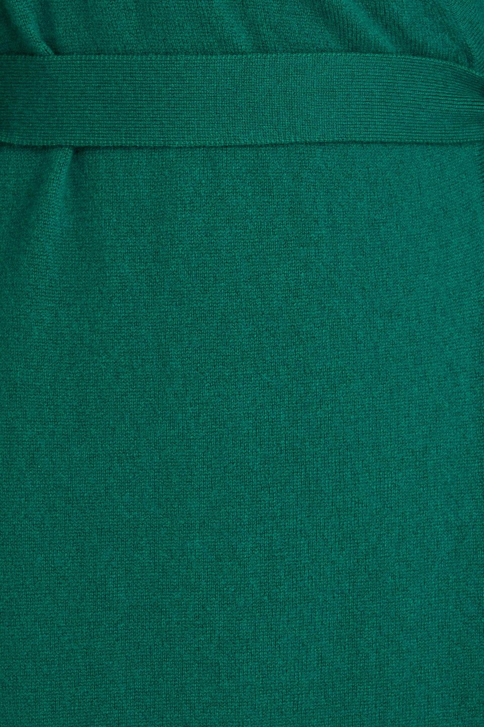 Shop Diane Von Furstenberg Astrid Wool And Cashmere-blend Midi Wrap Dress In Emerald