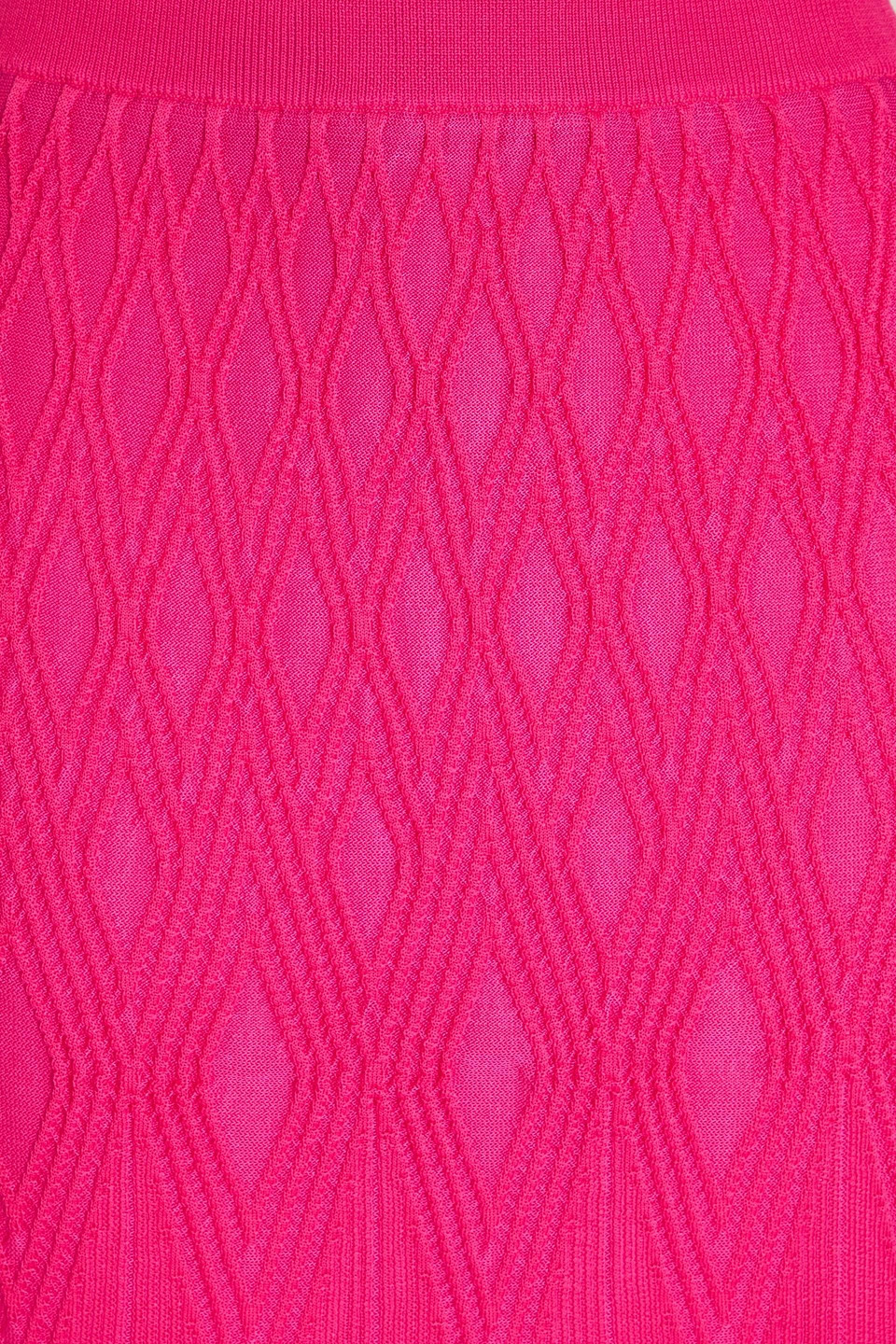 DIANE VON FURSTENBERG AVA FLUTED KNITTED SKIRT