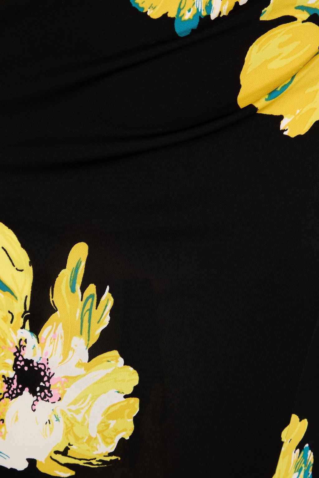 DIANE VON FURSTENBERG تنورة Whitley متوسطة الطول من الجيرسي مزينة بطبعة الأزهار