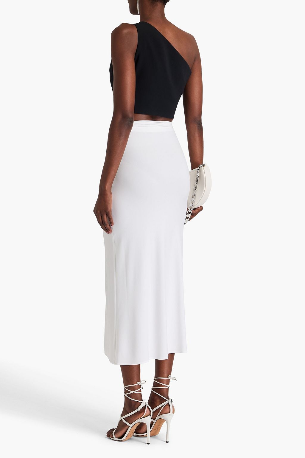 IRO Zimon jersey midi skirt