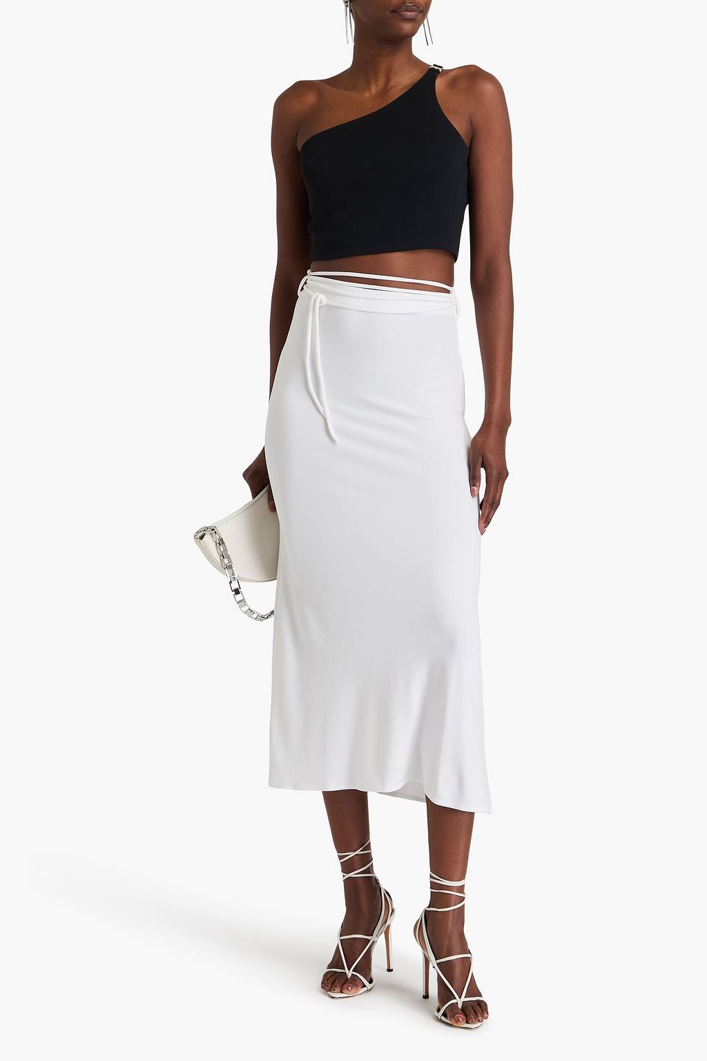 IRO Zimon jersey midi skirt