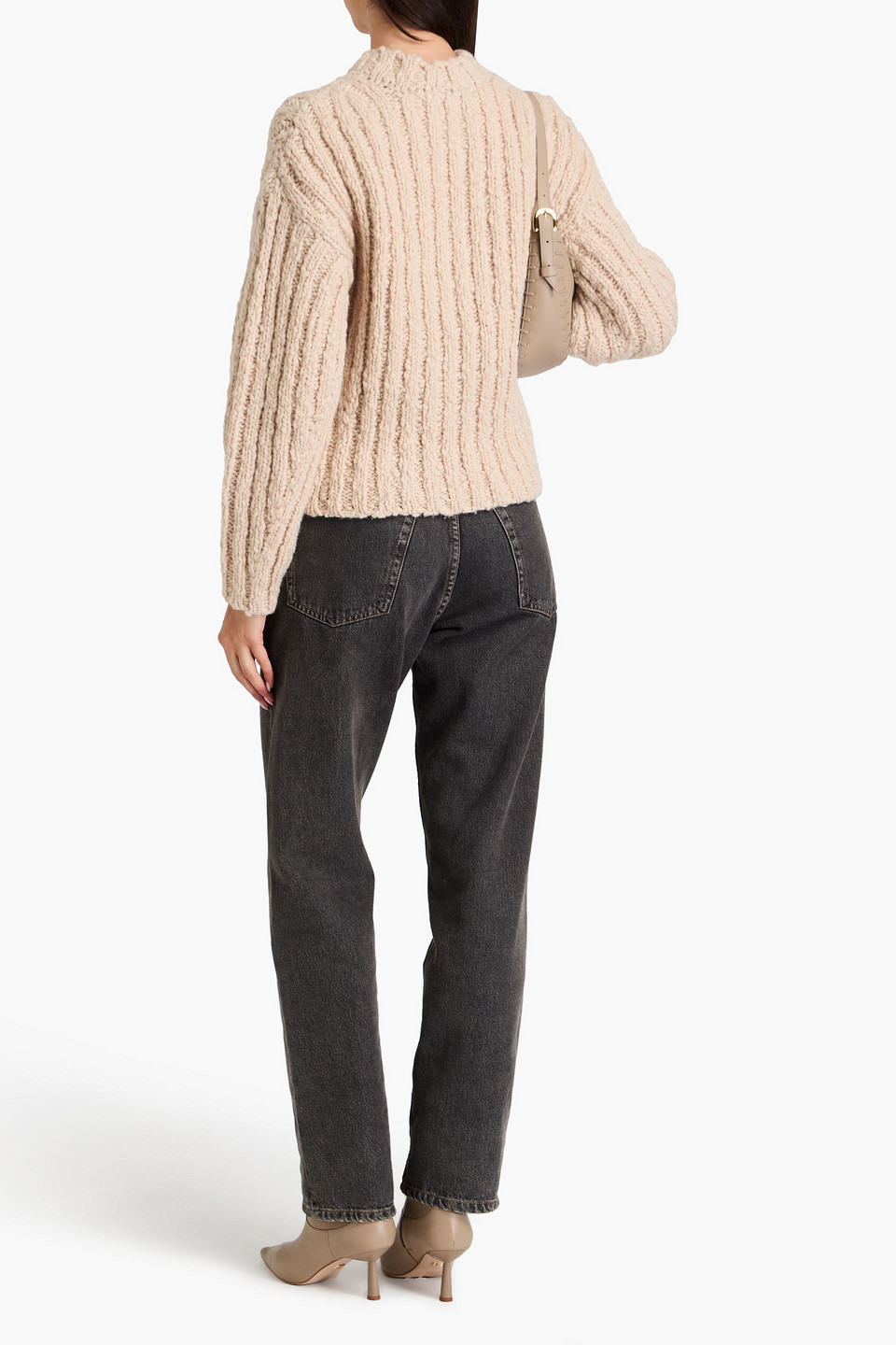  Iro - Pullover Aus Einer Gerippten Wollmischung - Neutral - S 