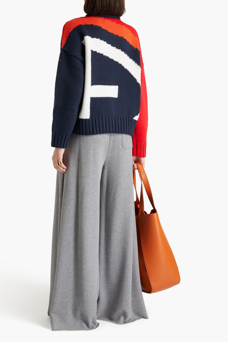 Goldbergh Gabby Intarsia-knit Turtleneck Sweater In Multicolor